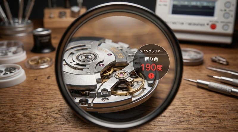 最新32系の振り角190度低下の不具合をイメージした視覚図