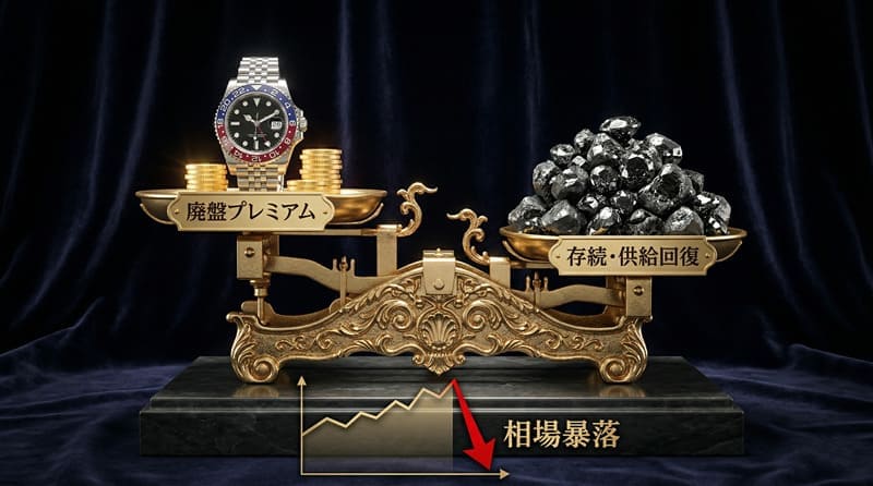ロレックスペプシが廃盤にならない可能性のリスク