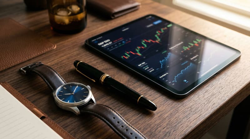 青文字盤腕時計は「一過性の資産」ではないイメージ