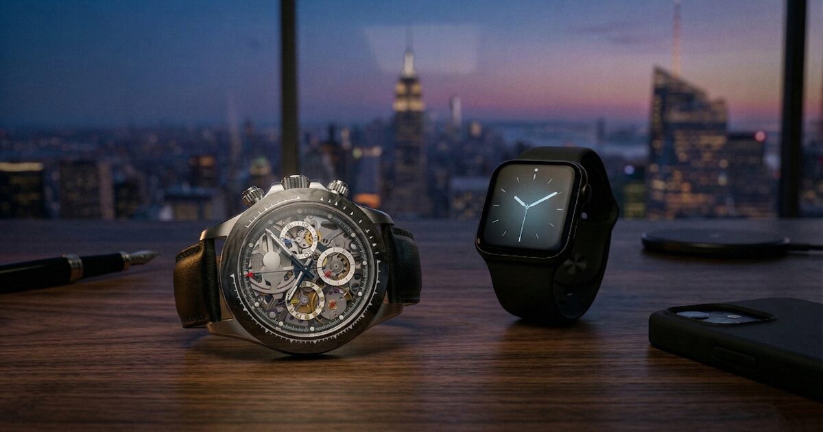 機械式腕時計とスマートウォッチ